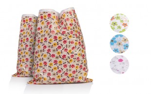 پک دو عددی کیسه سبزی گلدار