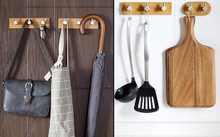 آویز دیواری بامبو و استیل