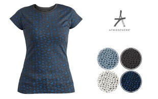 تیشرت آستین کوتاه زنانه Atmospher