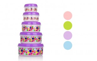 ظرف 5 تکه طرحدار KAVE