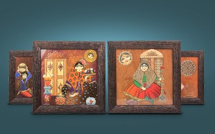 تابلو نفیس و نقش برجسته خاتون