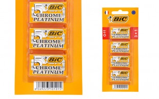 تیغ یدک Bic مدل Platinum Chromium Double Edge