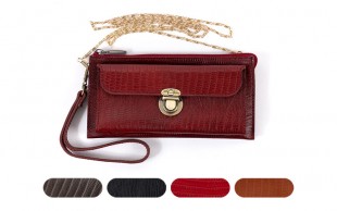 کیف دستی دوشی چرم زنانه طرح لزار