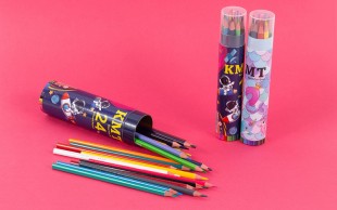مداد رنگی لوله ای KMT
