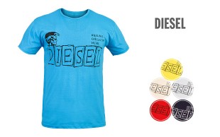 تیشرت آستین کوتاه مردانه طرح DIESEL