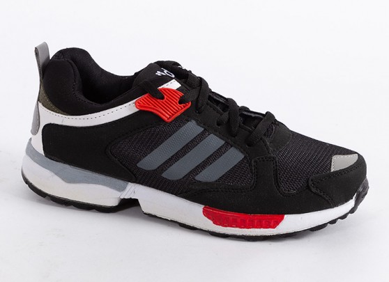 کفش کتانی مردانه طوسی آبی مشکی آدیداس adidas ZX 750 مدل 2001