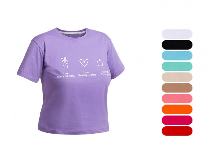 کراپ تیشرت زنانه