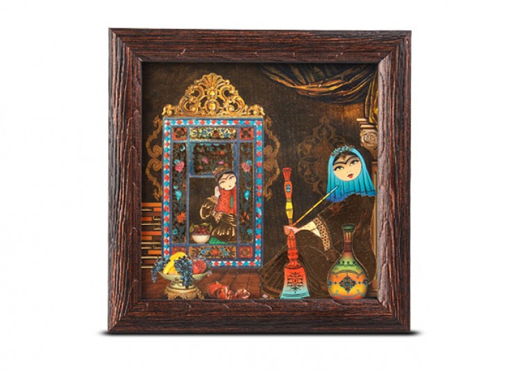 تابلو نفیس و نقش برجسته خاتون