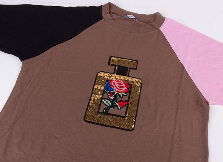 بلوز زنانه گره ای طرح Perfume