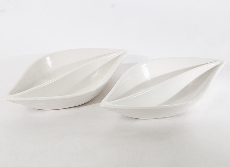 ست 2 عددی اردو خوری قایقی سرامیک Doulton