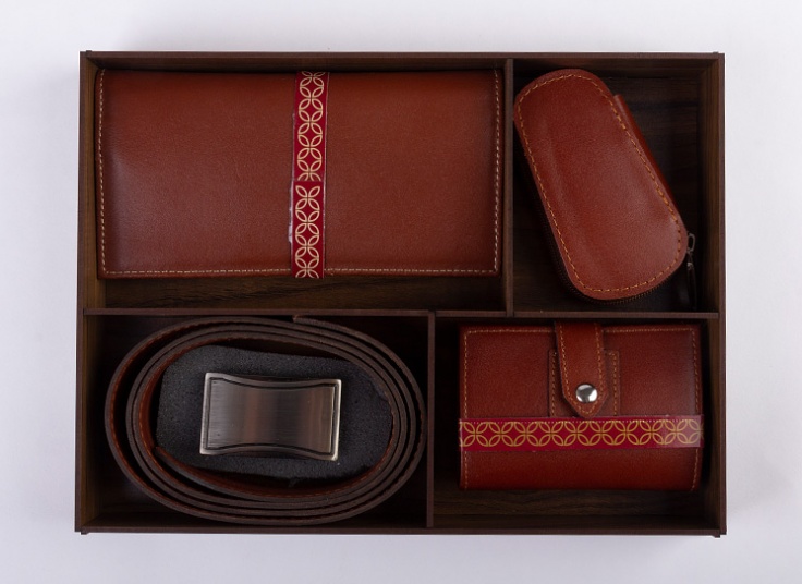 ست کادویی چرم طبیعی