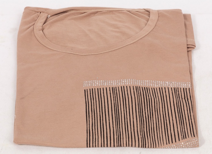 تیشرت زنانه سایز بزرگ طرحدار