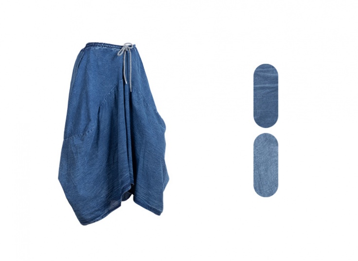 دامن طرح جین سندبادی