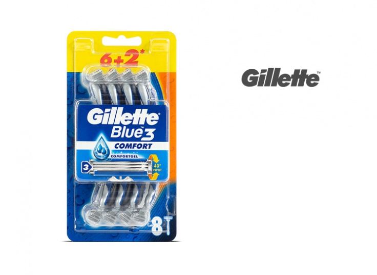 پکیج خودتراش ژیلت مدل Blue3