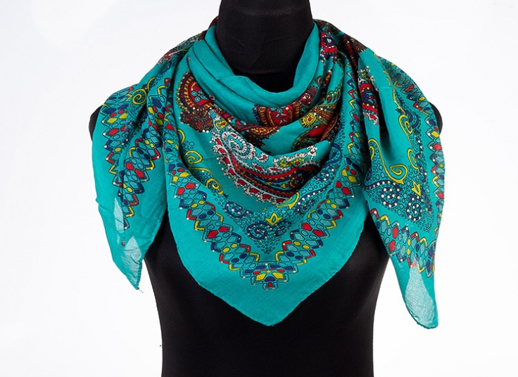 روسری نخی بته جقه Golden dot