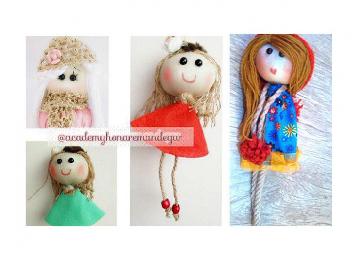 ساخت عروسک گیفت کاموایی در هنرماندگار پارسی