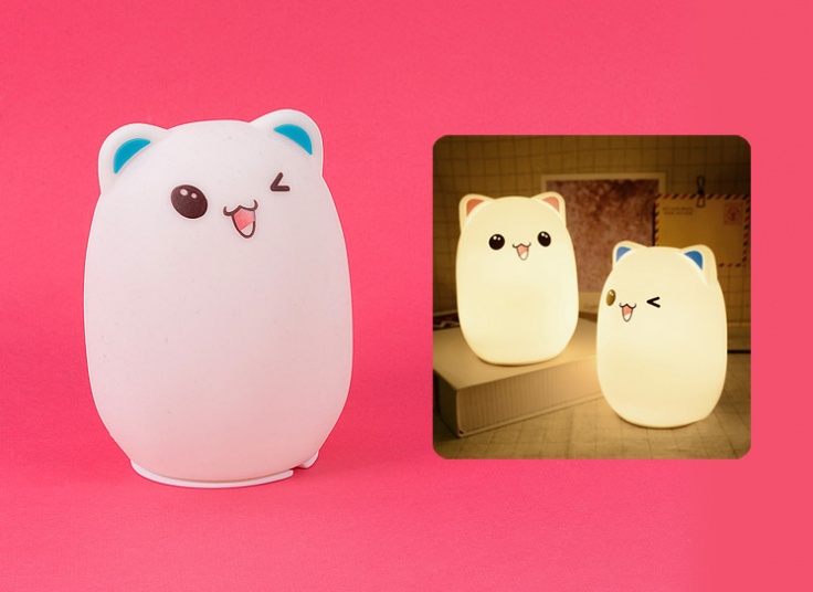 چراغ خواب سیلیکونی colorful silica gel lamp