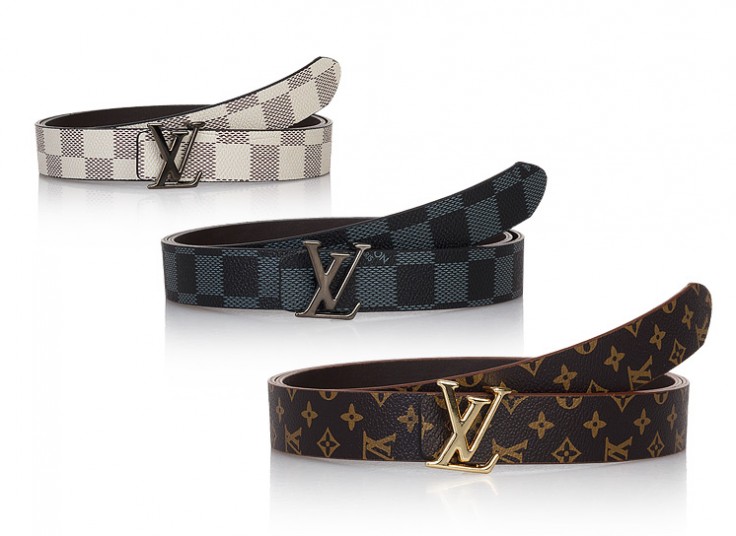 کمربند باریک زنانه طرح Louis Vuitton