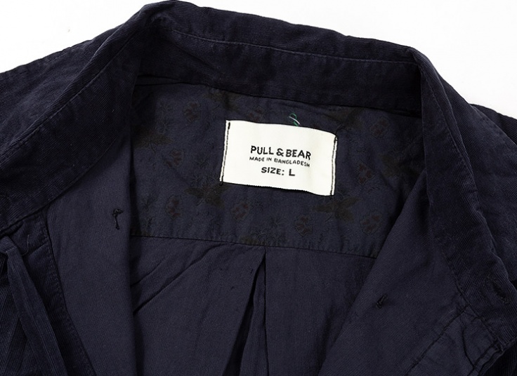 پیراهن مخمل مردانه Pull & Bear