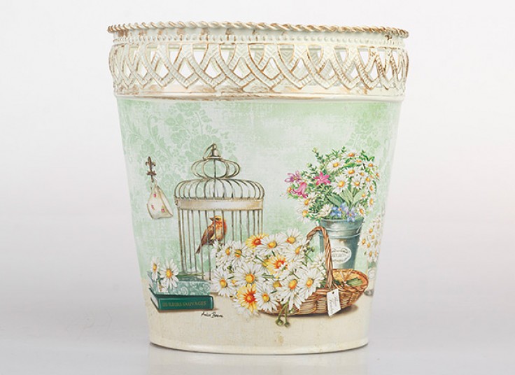 گلدان فلزی طرحدار