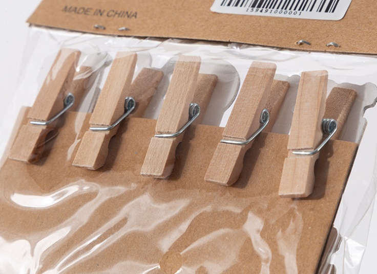 گیره چوبی WOODEN CLIP