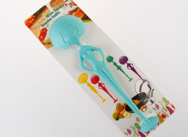 کفگیر و ملاقه طرح آدمک