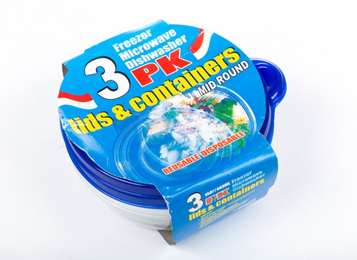 پک 3 عددی طروف فریزری