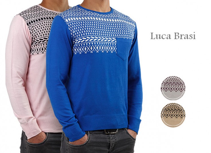 پلیور مردانه LUCA BRASI