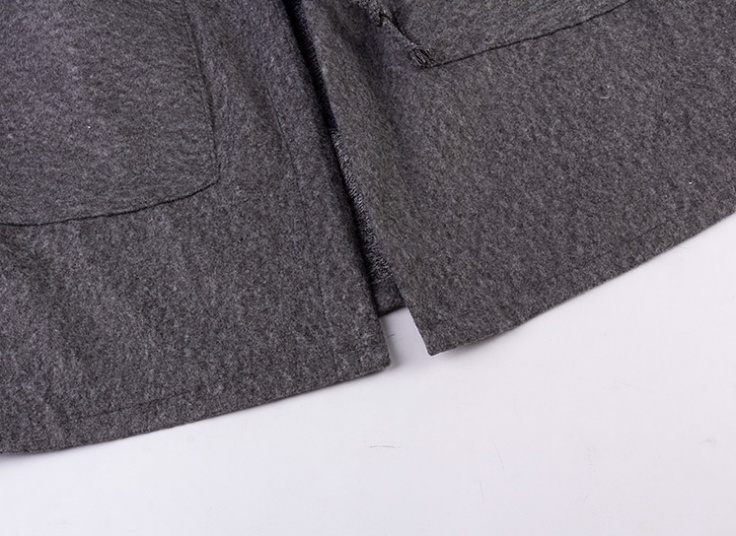 مانتو پشمی کلاهدار Maygol