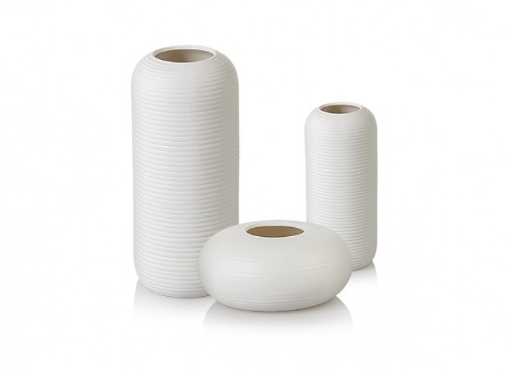 گلدان سرامیکی Grooved