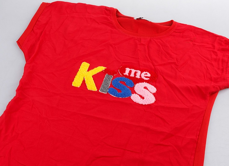 تیشرت طرح برجسته زنانه Madook