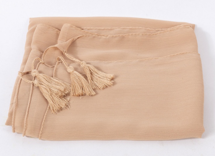 شال حریر ساده