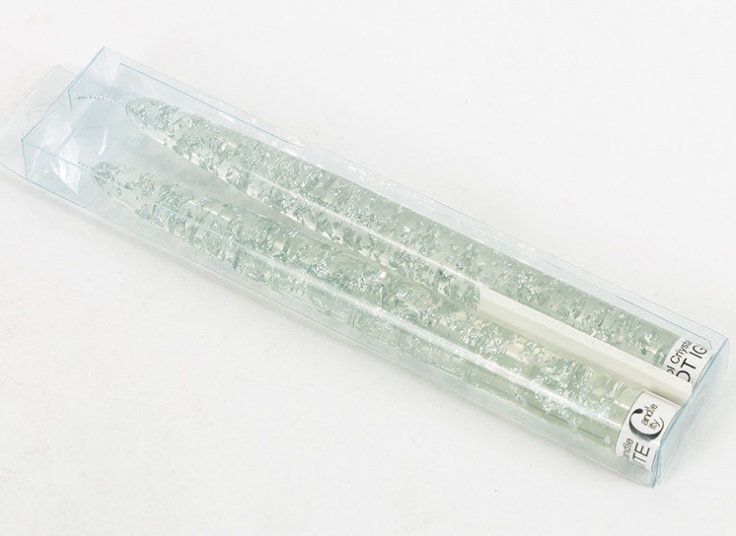 پک 2 عددی شمع کریستالی نسوز