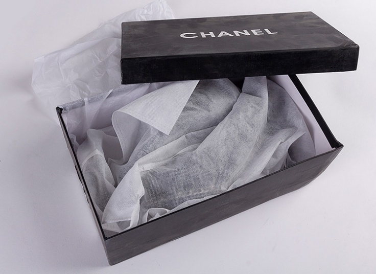 کفش پاشنه دار چرم طبیعی Chanel