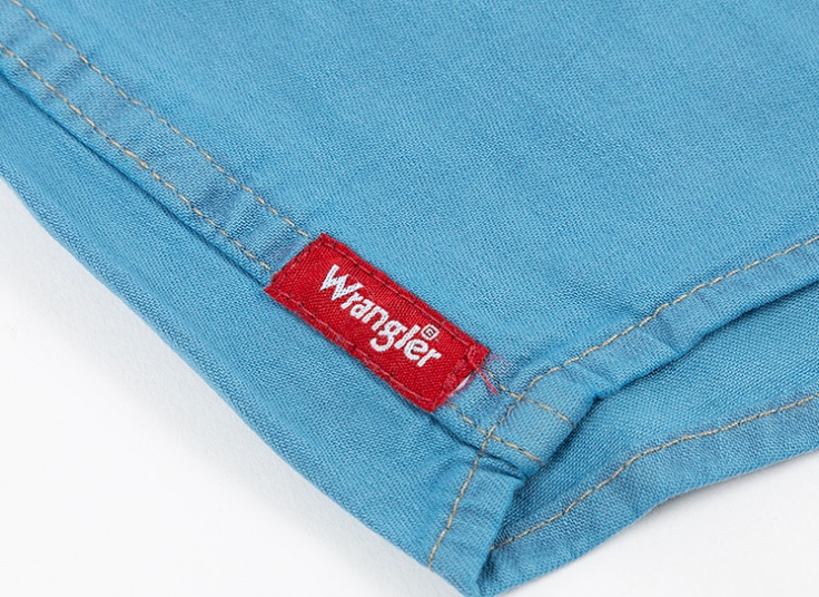 پیراهن جین مردانه آستین کوتاه Wrangler