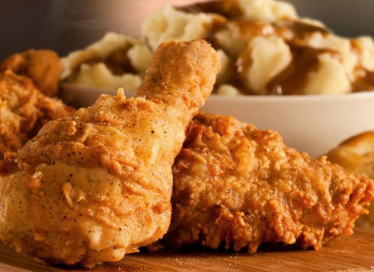 مرغ سوخاری در کافه لاوین