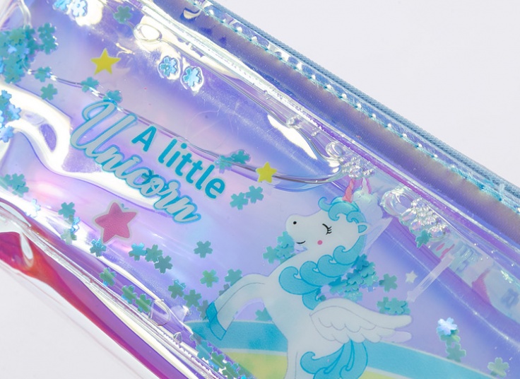 جامدادی هولوگرامی طرح یونیکورن