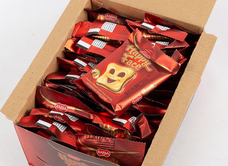 پک 24 عددی بیسکوییت ساندویچی Happy face