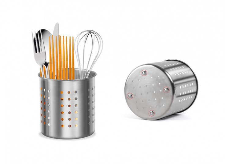 جاقاشقی دوعددی استیل هندی یونیک