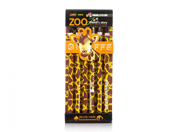 پکیج 6عددی مداد ZOO