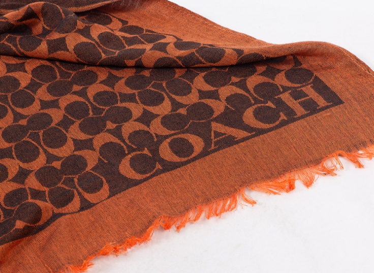 شال زنانه طرح Coach