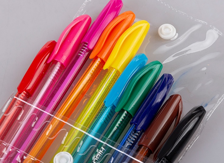 پکیج ده عدد خودکار رنگی Zhiji