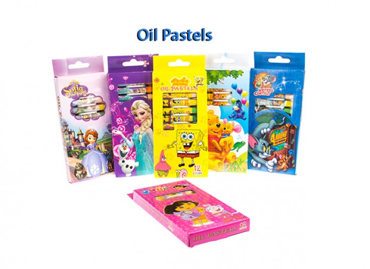 پاستل روغنی 12 رنگ