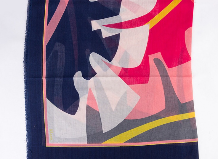 روسری آبرنگی Lamiz