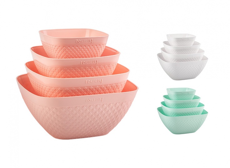 ست 4 عددی کاسه Lovely