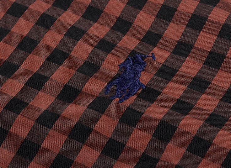 پیراهن مردانه چهارخانه طرح POLO