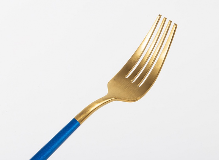 ست 4 عددی قاشق چنگال طلایی