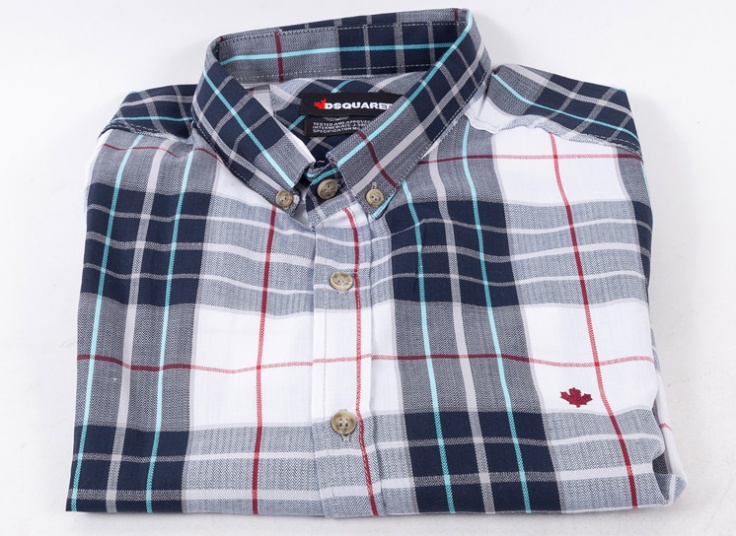 پیراهن چهارخانه مردانه DSQUARED2