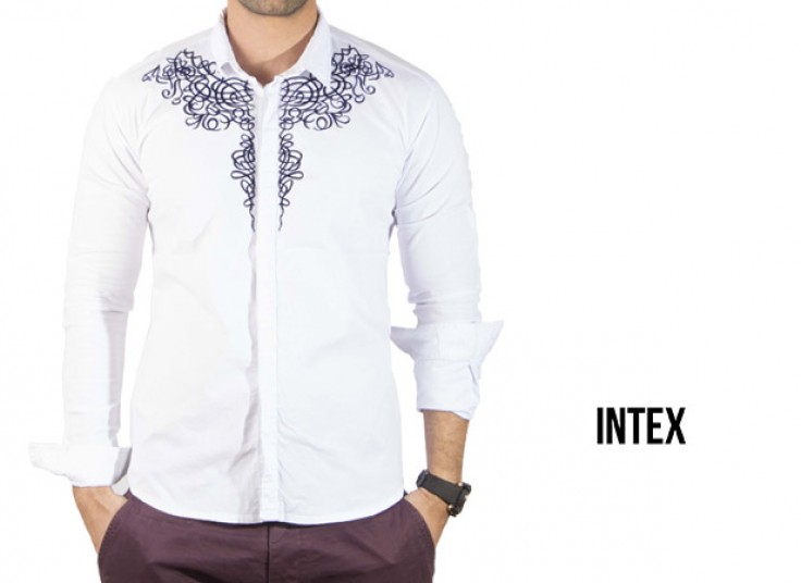 پیراهن طرح مخمل Intex