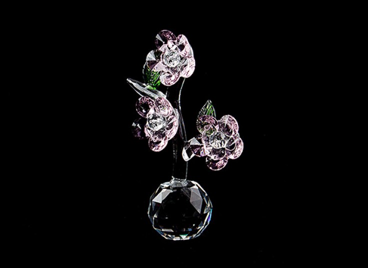 گل و شمعدان کریستال